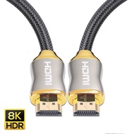 🤩Msia🤩 3D 8K HD UHD HDMI Cable v2.0/v2.1 2160p Gold Plate Head 1.5/3/5/10 Meter