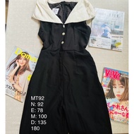 [N bust, Waist, Long D] Jumpsuit Sleeveless, long form JSN1