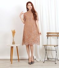 [ZXC] Dress Shanghai Brukat Tullle Bordir Glitter Brokat Tille Premium !!!