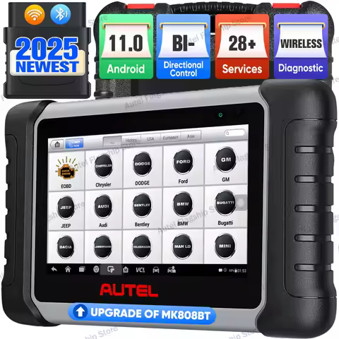 Autel MaxiCOM MK808BT Pro Auto Diagnostic Tools Code Reader OBD2 Scanner All System Diagnosis Upgrad