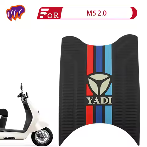 Scooter Motorcycle Mats pedal For Yadea PRO PLAN M5 2.0 Rubber Foot Skid Pad Floor Mat Carpet