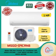 Midea R32 Non Inverter Air Conditioner 1HP MSGD-09CRN8 / 1.5HP MSGD-12CRN8 / 2HP MSGD-18CRN8