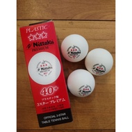 NITTAKU PREMIUM OFFICIAL 3-STAR TABLE TENNIS BALL
