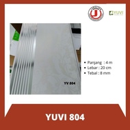 Plafon PVC Panjang 4m Lebar 20 cm Motif Elegan Minimalis - YV 804