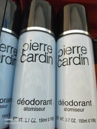 Pierre Cardin Atomiseur Deodorant Spray Pria Ukuran Besar 150 ml Kecil 30 ml Parfum Pria Botol Kaleng Tahan Lama Legendaris Awet Body Spray Cowok Bebas Bau Badan Aroma Awet