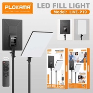 Plokama LED LIVE-P19 & LIVE-P19 PRO Fill Lights – Remote Controlled, Adjustable Color Temperature & 