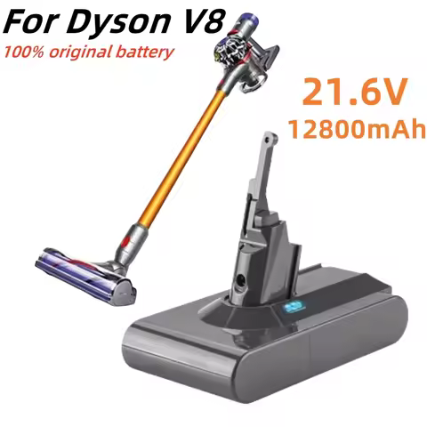 100% NEW for Dyson V8 21.6V 12800mAh Replacement Battery for Dyson V8 Absolute Cord-Free Vacuum Hand