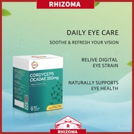 [Shopee Exclusive] B3F1 Shocking SaleGKB Cordyceps Cicadae 350mg (60'S)虫草 金蝉花 | Eye Supplement | Tre