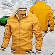 Trending Jaguar nd Printed Men Autumn Winter Waterproof Jacket Windbreaker Men Coat Outdoor Wear
