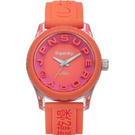 Superdry Tokyo SYL148O Analog Quartz Orange Rubber Women Watch