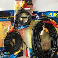 3 to 3 Rca cable (1.5m,3m,5m,10m)