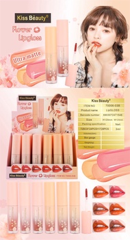 Kiss Beauty Ultra Matte LipGloss ลิปกลอสแมทต์ เนื้อฉ่ำวาว ริมฝีปากสีเด่นชัด no.70006