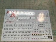 Bandai PG Unleashed 1/60 v Gundam Water Decals PGU Nu 高達原裝全新水貼