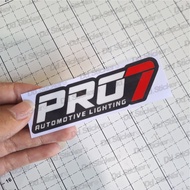 Pro 7 small vinyl sticker