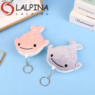LALPINA Cartoon Whale Keychain, Animal Whale Soft Stuffed Animal Whale Doll, Funny Plush Cute Fluffy