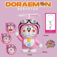 GANTUNGAN Doraemon toy changes face cute face key chain car display key chain