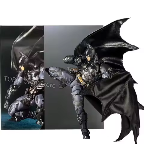 KAIYODO Amazing Yamaguchi Revoltech Batman Arkham Knight Ver. Anime Action Figures Collection Ko Mod