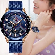 LIGE New Women Watches Rose Gold Top Brand Luxury Watch Women Quartz Waterproof Women's Wristwatch Ladies Girls Watches Clock