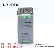 DR-120-24 120W 24V DIN Rail Switching Power Supply 110V220VAC ถึง24V DC 5A Power Unit PSU SMPS Trans