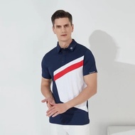 2024 MUNSINGWEAR summer new men's golf T-shirt quick-drying breathable elastic slim men's polo shirt outdoor sports leisure business short sleeves!