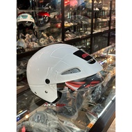 100% Ori + Sirim ARC Steng Helmet AF6 Separuh Warna Putih With Visors