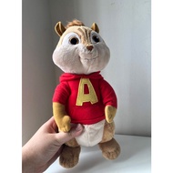 (Clearance Price) Alvin and the Chipmunks ALVIN Soft Plush Toy Stuffed Animal Doll stuffed toy (orig
