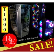 Keytech T1000  Tempered Glass Gaming Desktop Pc Case