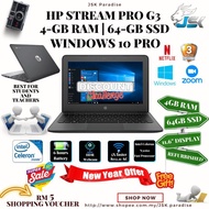 HP 11 Pro - Celeron N3050 LAPTOP/4GB RAM/64 GB SSD WITH FREE GIFT