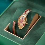 2026 Skeleton Snake Watch Diamond-Studded Snake Bracelet Watch Snake Bracelet Quartz Open Watch 4.8