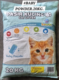 Kawan Cat Litter Sand Pasir Kucing 20kg (Random Scent)