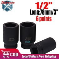36mm -78mm/3“1/2" Impact Long Socket 78mm/3“