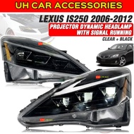 LEXUS IS250 2006 - 2012 PROJECTOR DYNAMIC HEADLAMP WITH RUNNING SIGNAL