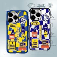 ZUS COFFEE LOVER GOOD VIBE IMD Bumper Clear Case Neon Casing iP 16 PLUS 15 PRO MAX 14 PLUS 13 12 11 