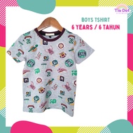 #506 Size 6y | Saiz 6 Tahun | HnM Kids Tshirt | Tshirt Boy | Tshirt Budak Lelaki