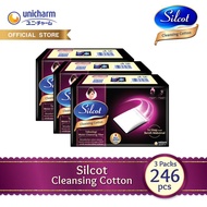 Silcot Cleansing Cotton 82 - Kapas Kecantikan Unicharm / Kapas Wajah / Kapas Pembersih Make Up Micel