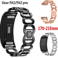 Stainless Steel Link Band for Samsung Gear Fit 2 Pro Strap Replace Bracelet Watchband