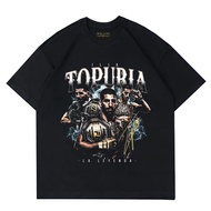 ILIA TOPURIA T-SHIRT | LA LEYENDA | BLACK T-SHIRT | PREMIUM COMBED | TOP TOP | REGULAR FIT | STREETW