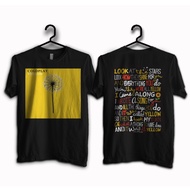 Coldplay Yellow Tshirt Coldplaykaos band