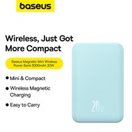 Baseus Power Bank 5000mAh Mini Magnetic Wireless Fast Charge with Auto-wake Powerbank