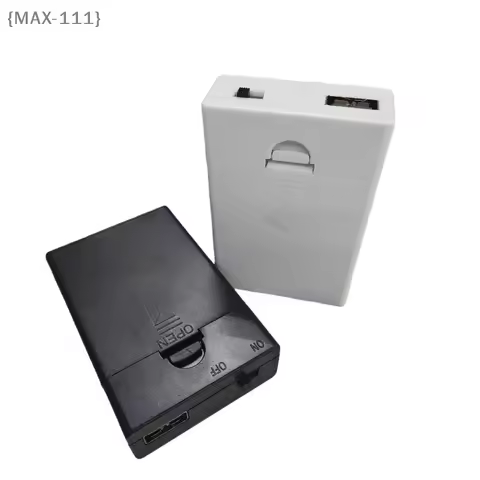 【F2-MAX111】1Pcs Built In USB Battery Holder With Switch And Cover 3AA 4.5V Battery Box AA Battery Ca