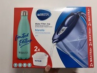 全新BRITA 濾水壺+濾芯*2+暖水壺