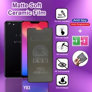 ANTI GORES KACA UNTUK VIVO Y83 CERAMIC MATTE TEMPERED GLASS PRIVASI SPY PELINDUNG LAYAR 1802