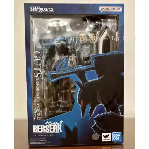 100% Original Bandai Sh Figuarts Shf Guts Berserker Armor Heat Of Passion Action Figures Anime Model