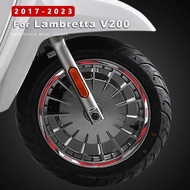 12Pcs Motorcycle Wheel Sticker 12 Inch Wheel Decal Waterproof Rim Tape for Lambretta V200 Special X3