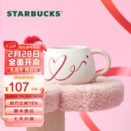 Starbucks (Starbucks) Cup Starbucks Series Mug Red Cute High-Value Large-Capacity Desktop Coffee Cup Men Women Gifts