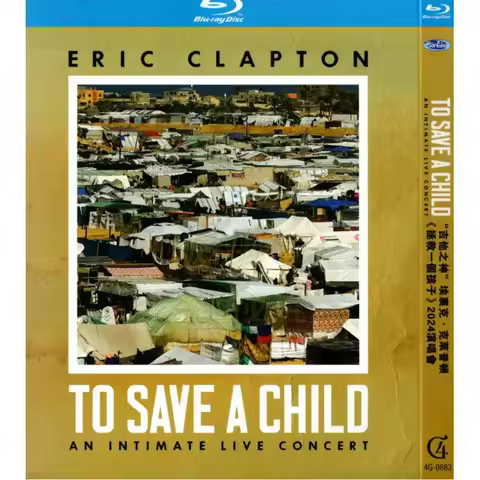 Eric Clapton To Save A Child An Intimate Live Concert 2024 Rock Concert Blu-ray Disc Single Box DVD