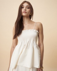 Ruffle Top [Off-White]