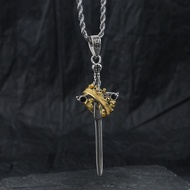 long necklace necklace for women necklace for men Sword Necklace Men's Trendy Unique Punk Style Goth
