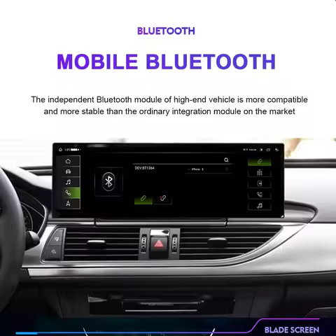 14.9" QLED Radio Android 13 For Audi A6 C7 A7 S6 S7 2012-2018 Car Multimedia Player GPS Navigation S