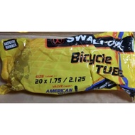 Bicycle Inner Tube 20 x 1.75/2.125 20" Inner Tube Large Valve (motorcycle)